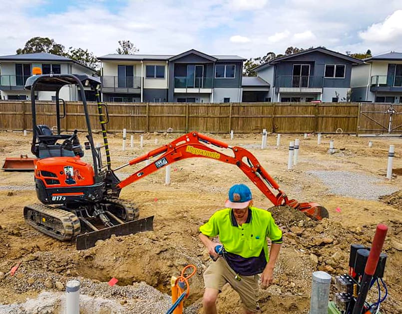 Diggermate Mini Excavator Hire Sunshine Coast