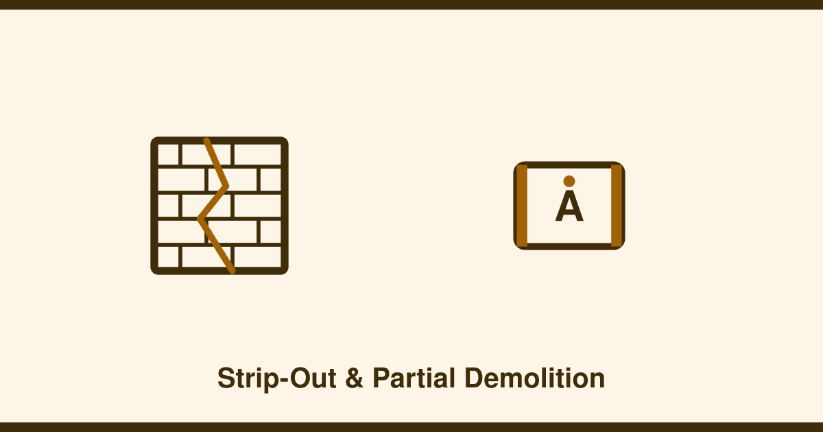 Strip-out and partial demolition for renovations: what to check first