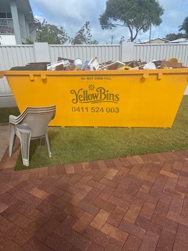 Yellow Skip Bins Wide Bay — Customer photo